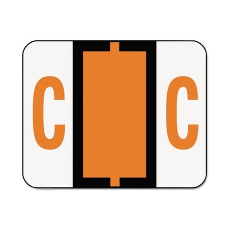 Smead Smead, A-Z COLOR-CODED END TAB FILING LABELS, C, 1 X 1.25, WHITE, 500/ROLL 67073